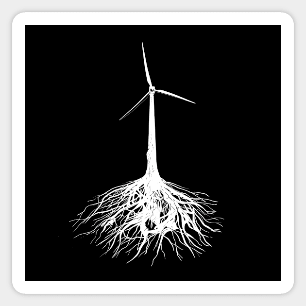 Turbine Syndrome  - Turbine Tree Sticker by Adventures In Woo Woo